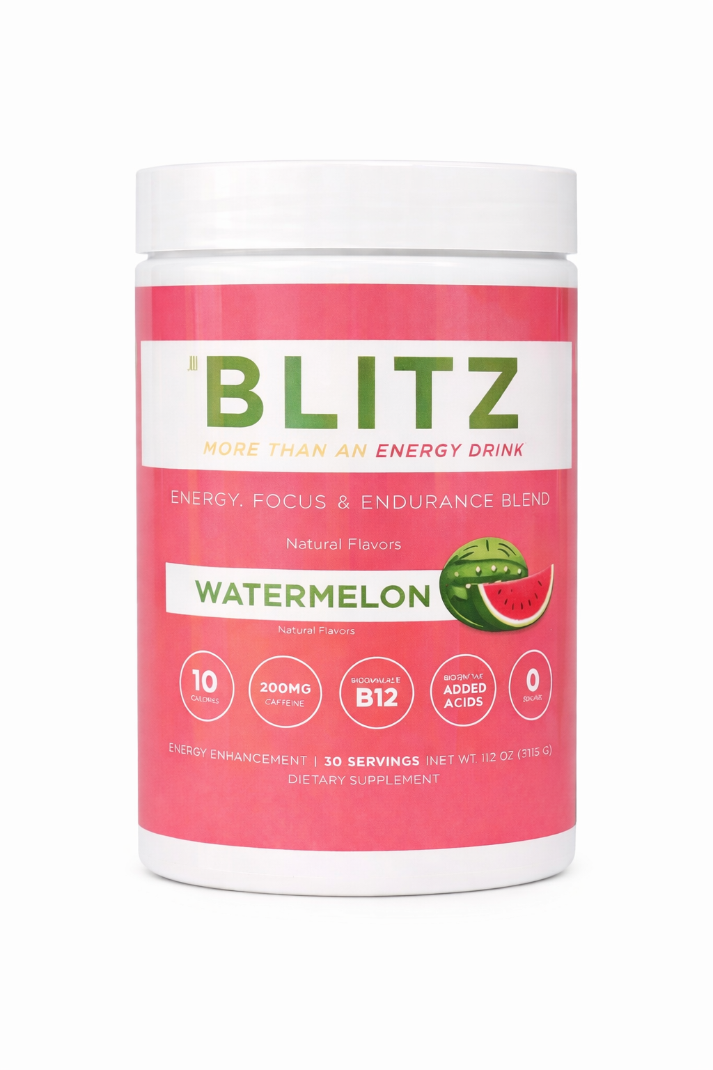 Watermelon - 30 Servings – JWBlitz Energy