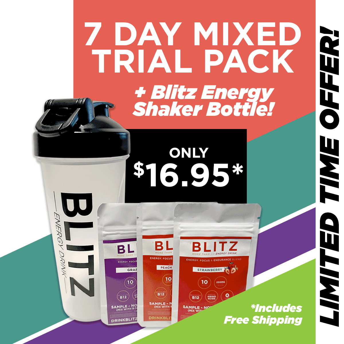 Limited Time Offer - Shaker + 7 Trial Packs