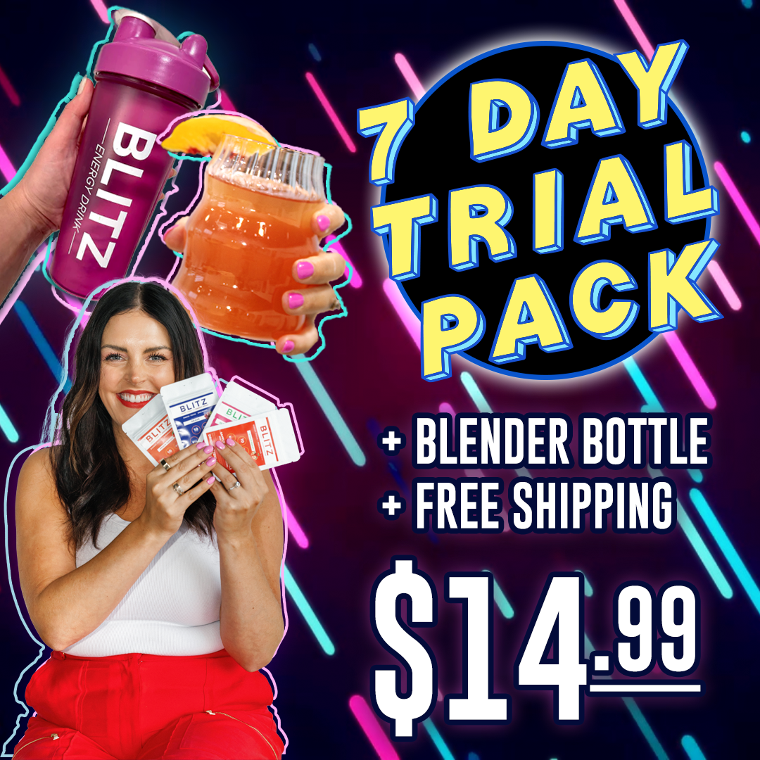 Limited Time Offer - 7 Trial Packs + Shaker Bottle + Free Shipping