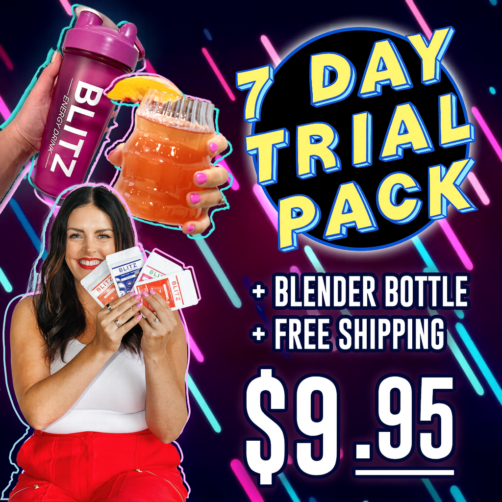 Limited Time Offer - 7 Trial Packs + Shaker Bottle + Free Shipping