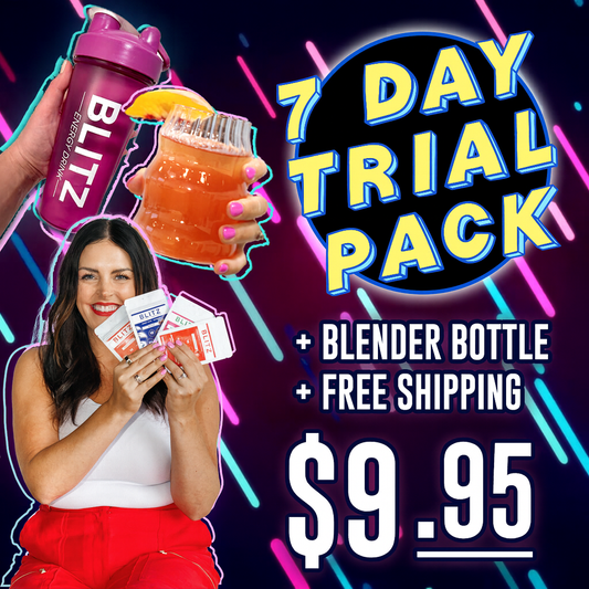 Limited Time Offer - 7 Trial Packs + Shaker Bottle + Free Shipping