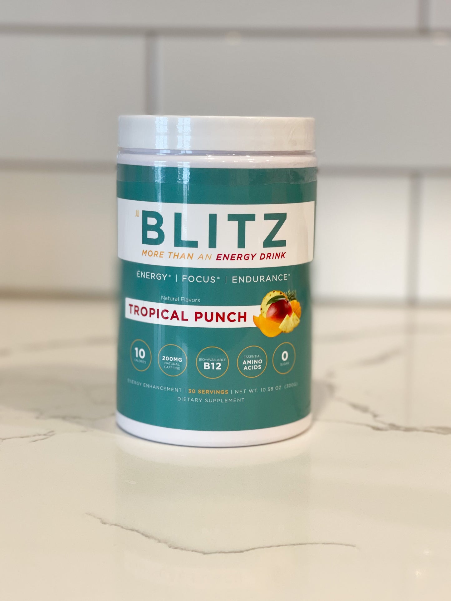 Blitz Energy Tropical Punch Canister